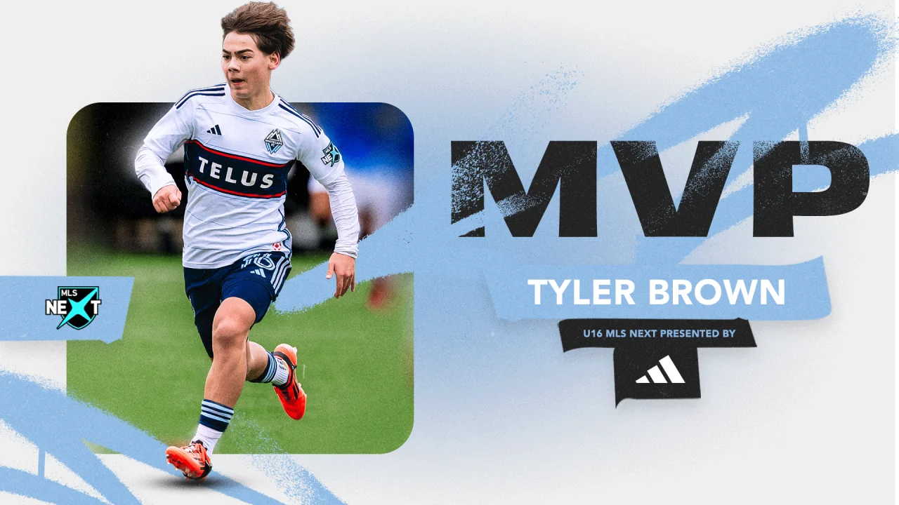 Tyler Brown — 2024–25 U16 MLS NEXT MVP, Whitecaps FC